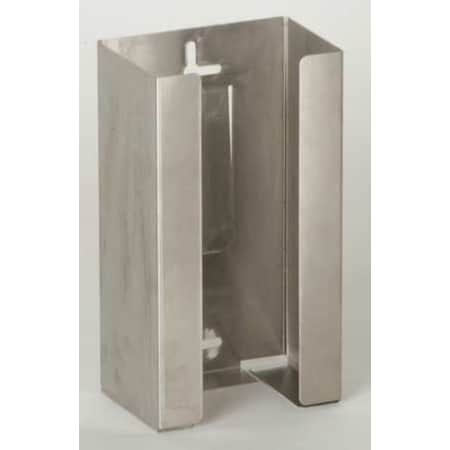 Zoro Select Glove Dispenser, Stainless Steel, Holds (1) Box , Silver , 5-1/2"H x 10"W x 3-3/4"D 6GKZ9