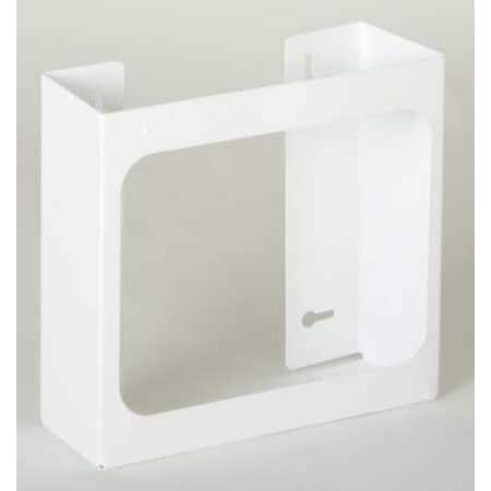 Zoro Select Glove Dispenser, Steel, Holds (2) Boxes , White , 10"H x 12"W x 3-3/4"D 6GKZ7