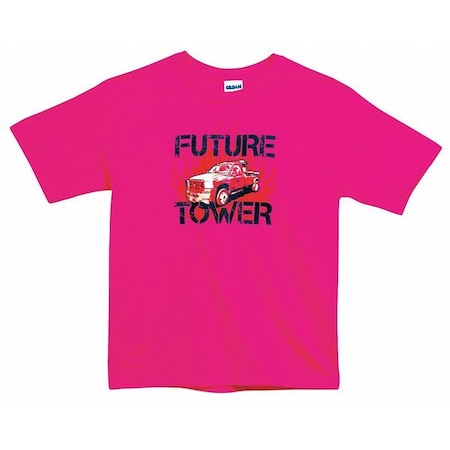 Greek Novelties Youth Drawn to Towing T-shirt, Cotton, No Pocket(s), Pink, S G200B
