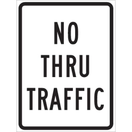 Brady Traffic Sign, 24" H, 18 in W, Aluminum, Rectangle, English, 115529 115529