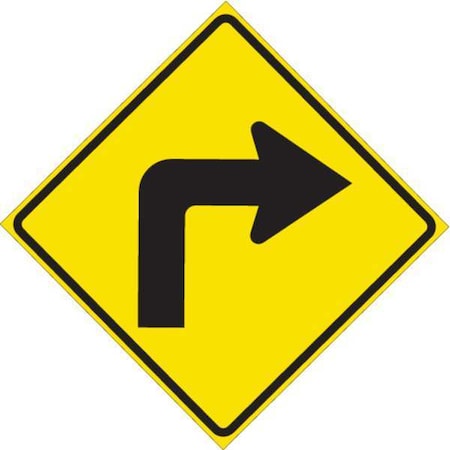 Brady Traffic Sign, 24 in Height, 24 in Width, Aluminum, Rectangle, No Text 115557
