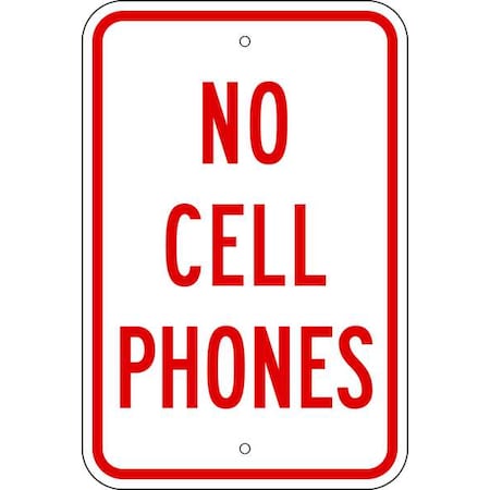 Zing Traffic Sign, 18 in H, 12" W, Aluminum, Rectangle, English, 2514 2514