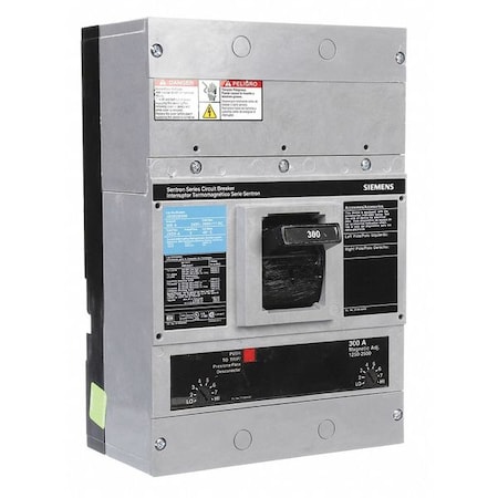 Siemens Molded Case Circuit Breaker, JXD2-A Series, 300A, 2 Pole, 240V AC, 65kA at 240V AC JXD22B300