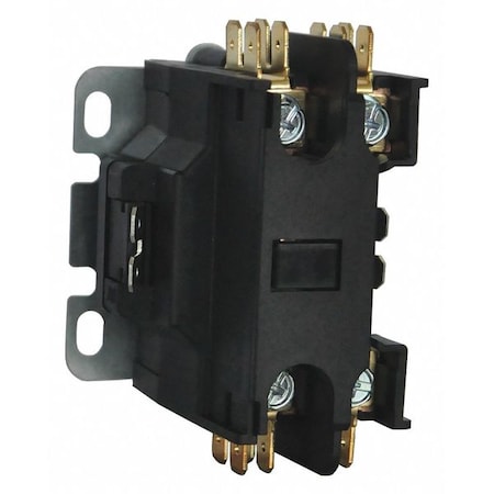 Dayton Definite Purpose Magnetic Contactor, 24V AC, 1 P, Non-Reversing, 1 Phase, Screw 6GNP5