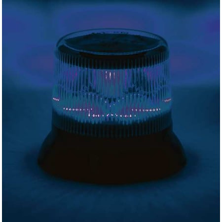 Pse Amber Dual Level Strobe Light, Blue, Perm, LED LSS222B