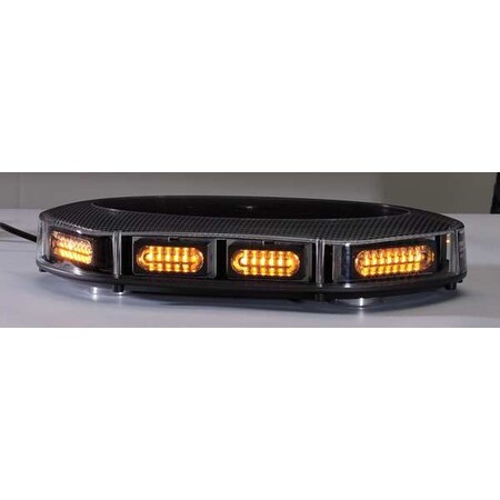 Pse Amber Low Profile Mini Light Bar, 3-3/4" Height, 10-3/4" Width FX817CA