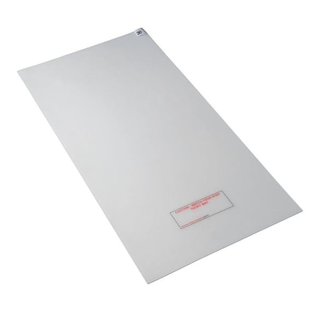 Condor Disposable Tacky Mat, Polyethylene, 1.5 mil Thick, 24 in W x 36 in L, Clear, 30, 4 PK 6GRA3