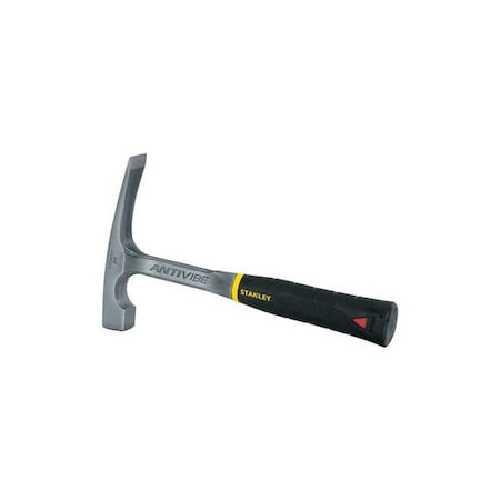 STANLEY Bricklayers Hammer, Steel, Anti-Vibe, 20 Oz 54-022