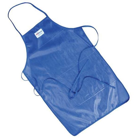 Daymark Bib Apron, Nylon, Blue, 36 in, Universal 50362