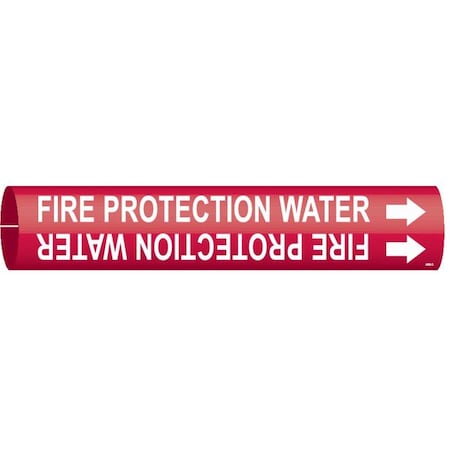 Brady Pipe MarkeFire Protection Wate4to6 In 4060-D