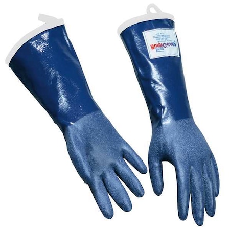 DAYMARK Steam Resistant Gloves, Blue, L, Rubber, PR 92144