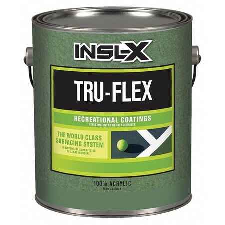 Insl-X By Benjamin Moore Exterior Paint, Flat, Solvent Base, White, 1 gal TRC038099-01