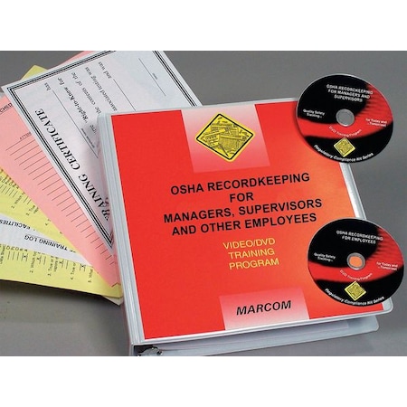Marcom OSHA Rcrdkpng Managers/Employees DVD V0000189EO