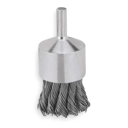 Dewalt 1" x 1/4" HP .020 Carbon Knot Wire End Brush DW4902