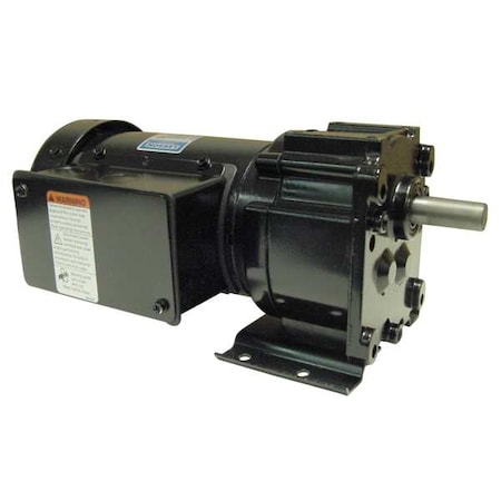 Leeson AC Gearmotor, 391 in-lb Max. Torque, 16 RPM Nameplate RPM, 208-230V AC Voltage, 3 Phase M1145122.00