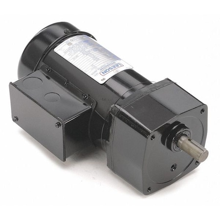 Leeson AC Gearmotor, 244 in-lb Max. Torque, 58 RPM Nameplate RPM, 208-230/460V AC Voltage, 3 Phase 096067.00