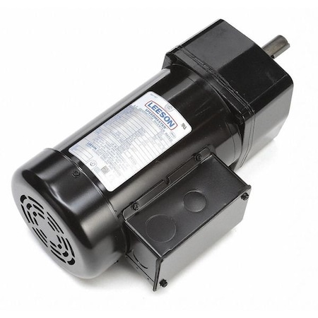 Leeson AC Gearmotor, 92 in-lb Max. Torque, 173 RPM Nameplate RPM, 208-230/460V AC Voltage, 3 Phase 096069.00