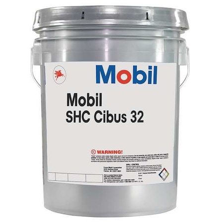 Mobil 5 gal Circulating Oil Pail 32 ISO Viscosity, 10 SAE, Amber 104093