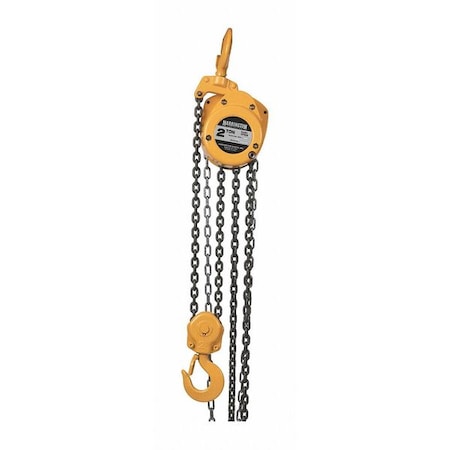 Harrington Manual Chain Hoist, 4000 lb., Lift 20 ft. CF020-20