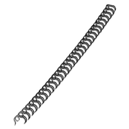Sircle Binding Spines, Wire, 1/4in, Black, PK100 9001431B