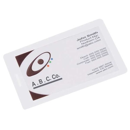 Sircle Laminating Pouches, 2-1/2x4-1/4in, PK100 LUG-05WS