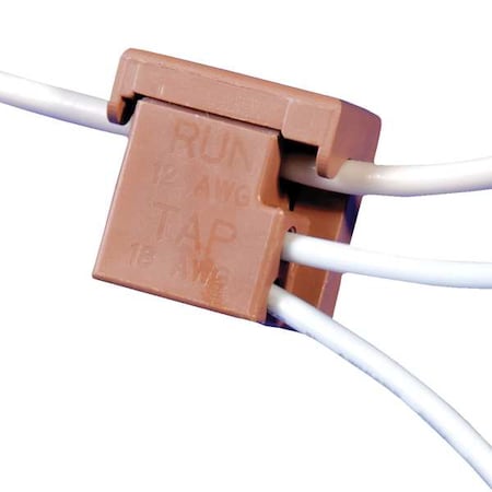 Te Connectivity Splice Wire Connector, 18 AWG Max, Blue, 600 V, 100 PK CPGI-1811027-2-K100