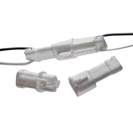 Te Connectivity Ballast Dsconnct, 18 AWG, 2 Ports, Wht, PK20 CPGI-2008144-1-K20