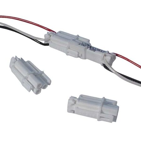 Te Connectivity Ballast Disconnect, 2.50", 3 Ports, Wht, PK6 CPGI-2008152-1-K6