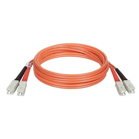 Tripp Lite Fiber Optic Patch Cord, SC/SC, 2m, Orange N306-006