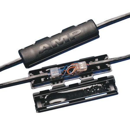 Te Connectivity Phone Splice Kit, 6 Pair, 60V, Black CPGI-WWG-1217204-1-K