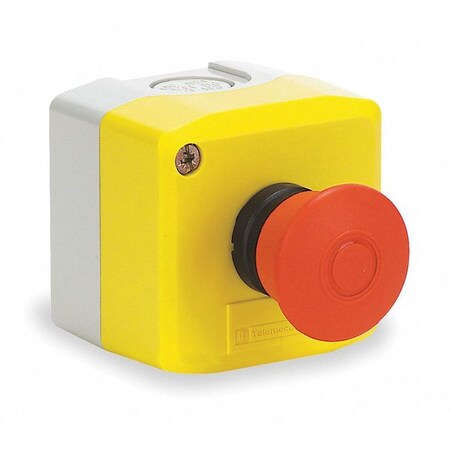 Schneider Electric E-Stop Control Station, 40mm Mushroom, 1NC XALK194H7