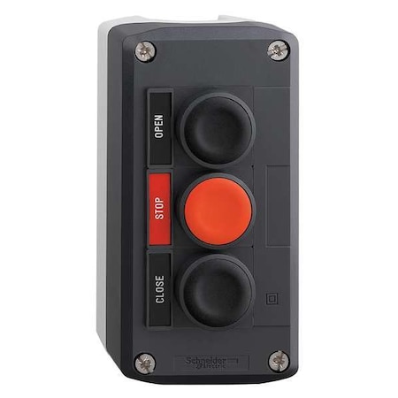 Schneider Electric Push Buttn Cntrl Station, Open/Stop/Close XALD351H29H7