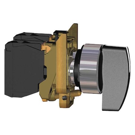 Schneider Electric Non-Illum Selector Switch, Metal, IP 65 XB4BJ21