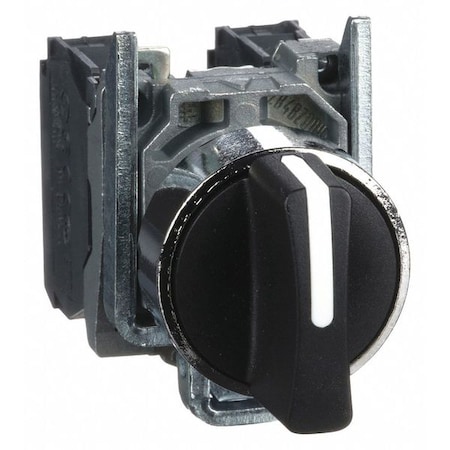 Schneider Electric Non-Illum Selectr Swtch, 22mm, 3 Pos, Lever XB4BD53