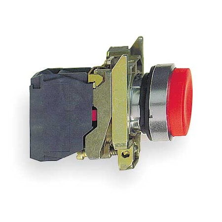 Schneider Electric Push Button Operator, 22 mm, 1NC, Red XB4BL42