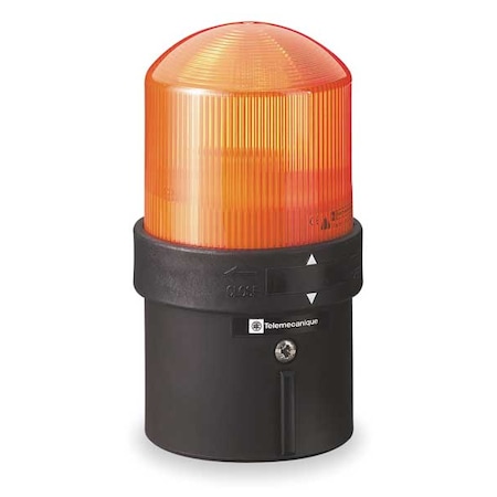 SCHNEIDER ELECTRIC Warning Light, LED, Orange, 24VAC/24-48VDC XVBL4B5