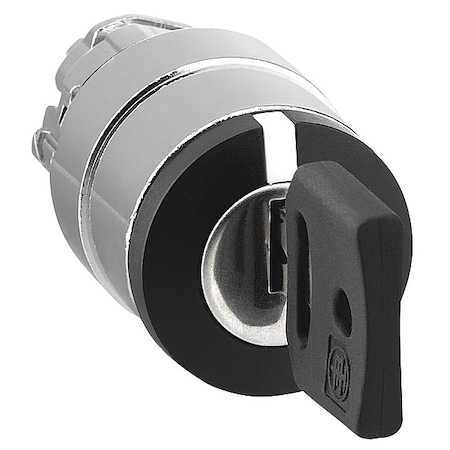 Schneider Electric Non-Illum Selector Swtch, 22mm, 3 Pos, Keyd ZB4BG7