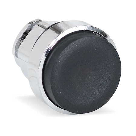 Schneider Electric Push Button Operator, Extended, Momentary Action, Not Applicable Release, Non-Illuminated, Black ZB4BL2