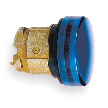 Schneider Electric Pilot Light Head, Blue, LED ZB4BV063