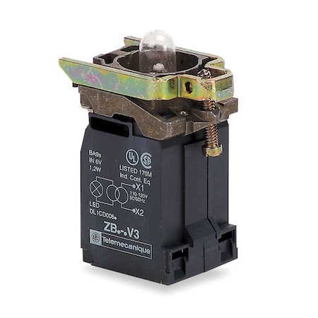 Schneider Electric Lamp Module, 22mm, 230/240VAC, Incandescent ZB4BV4