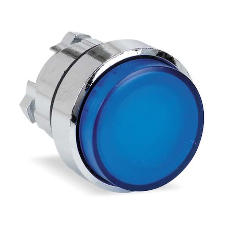 Schneider Electric Illuminated Push Button Operator, 22 mm, Blue ZB4BW163