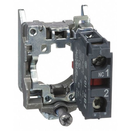 Schneider Electric Contact Block, 1NC Slow Break, 22mm ZB4BZ102