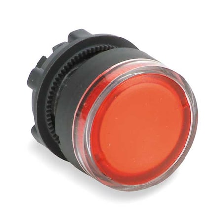 SCHNEIDER ELECTRIC Illuminated Push Button Operator, 22 mm, Red ZB5AW34