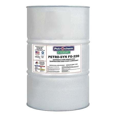 Petrochem Food Grade Oven Chain Lubricant, ISO 220 FOODSAFE PETRO-SYN FG-220-055