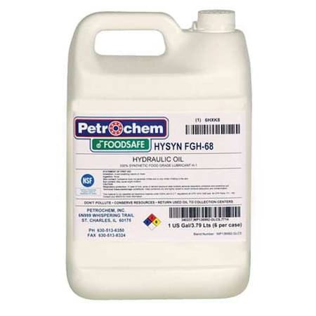 Petrochem 1 gal Jug, Hydraulic Oil, 68 ISO Viscosity, 20W SAE HYSN FGH-68-001