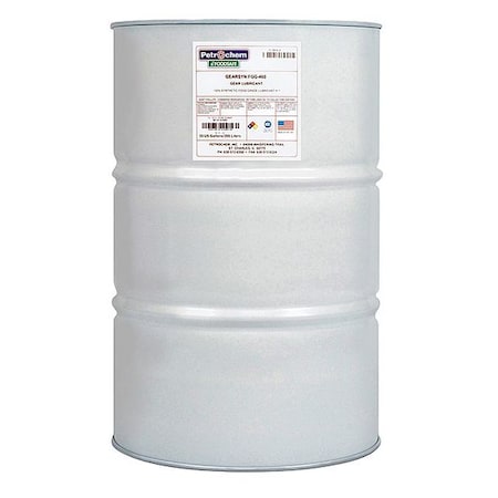 Petrochem 55 gal Gear Oil Drum 460 ISO Viscosity, 140 SAE, Clear GEARSYN FGG-460-055