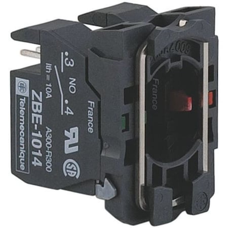 Schneider Electric Contact Block, 1NO + 1NC Slow Break, 22mm ZB5AZ1054