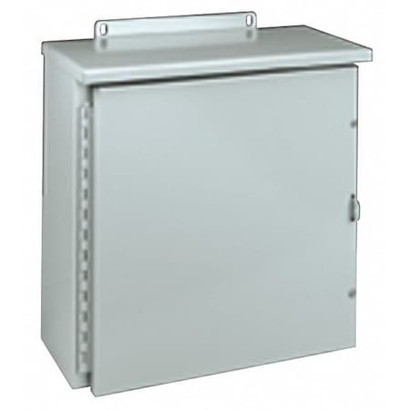 Wiegmann Padlockable Hasp Electrical Enclosures, 36 in H, 12 in D, 36 in W, 3R, Steel RHC363612