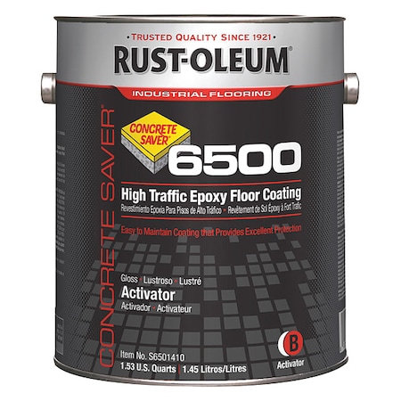 Rust-Oleum Epoxy Coating Activator, Clear, 1 gal, 6500 Series S6501410
