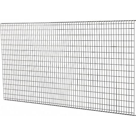 Folding Guard Wire Partition Panel, Galvanized 8X4